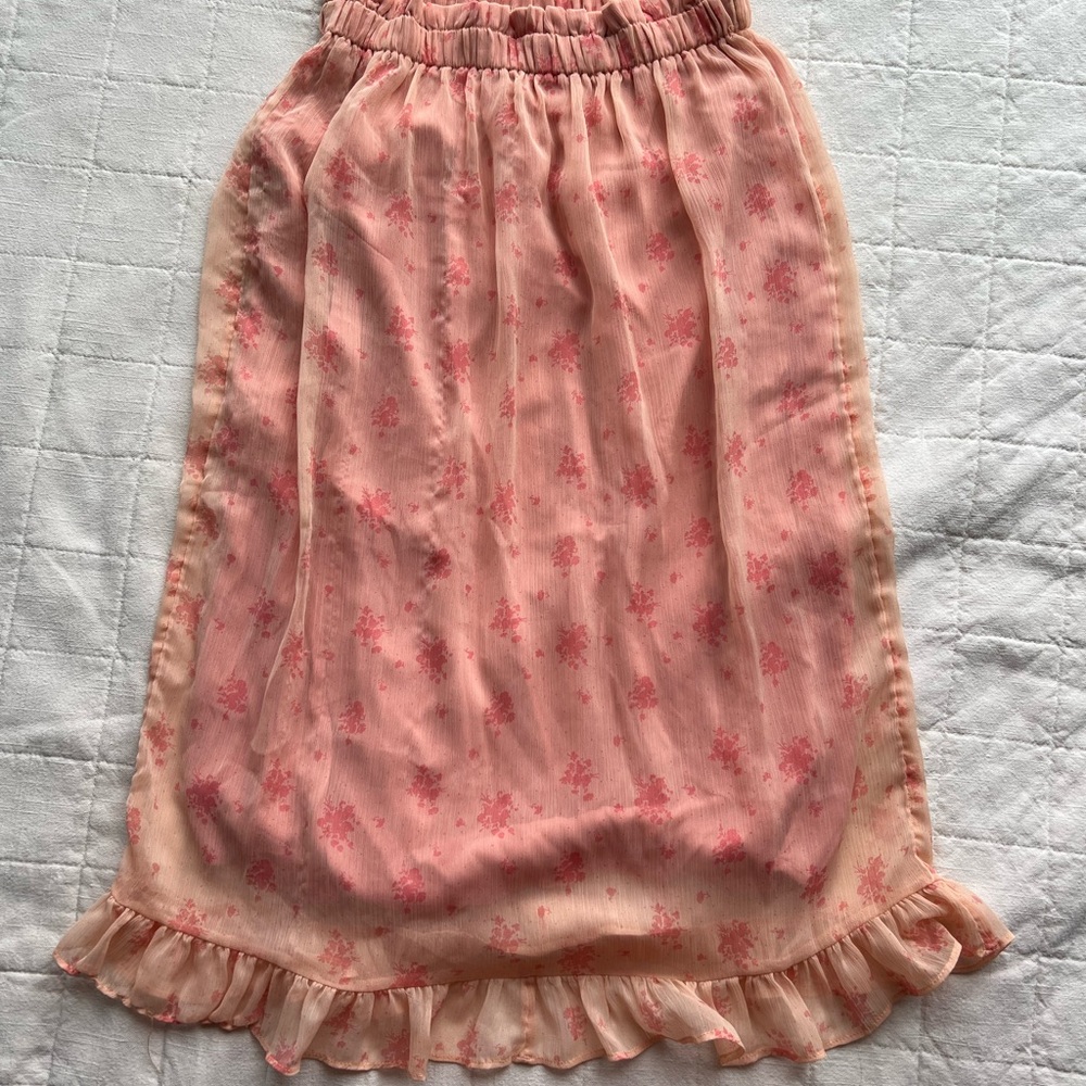 Floral Pink Skirt